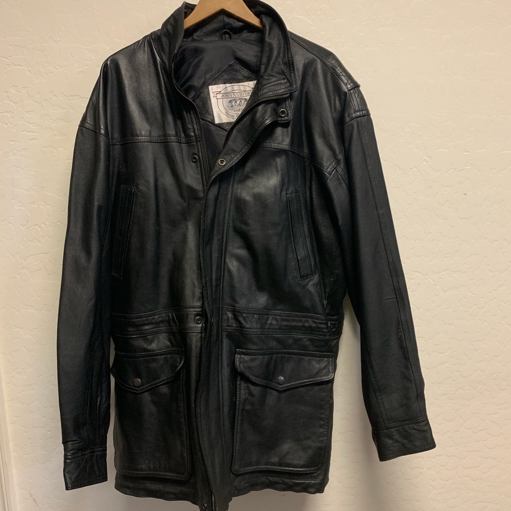 Men’s John ashford leather jacket